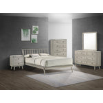 Kaiya Night Table - Antique Grey
