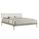 Kaiya 3-Piece King Spindle Bed - Antique Grey