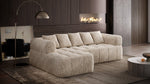 Maya All Foam Sectional - Taupe