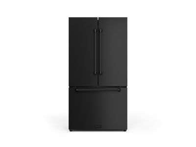 Thor Kitchen Matte Black French Door Counter-Depth Refrigerator with Ice Maker| Gordon Ramsay Collection (20.3 cu.ft.) - RF3621CTD00