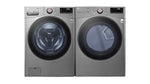 LG Graphite Steel Front-Load Washer (5.2 cu. ft.) & Electric Dryer (7.4 cu. ft.) - WM3850HVA/DLEX3850V