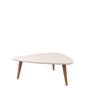 Aketi Triangular Coffee Table - White Gloss