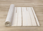 Sasha Soft Modern Lines Area Rug - Cream - 5' X 8'