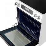 Forno Donatello White Slide-in Induction Range With True Convection (5.0 Cu. Ft.) - FFSIN0905-30WHT