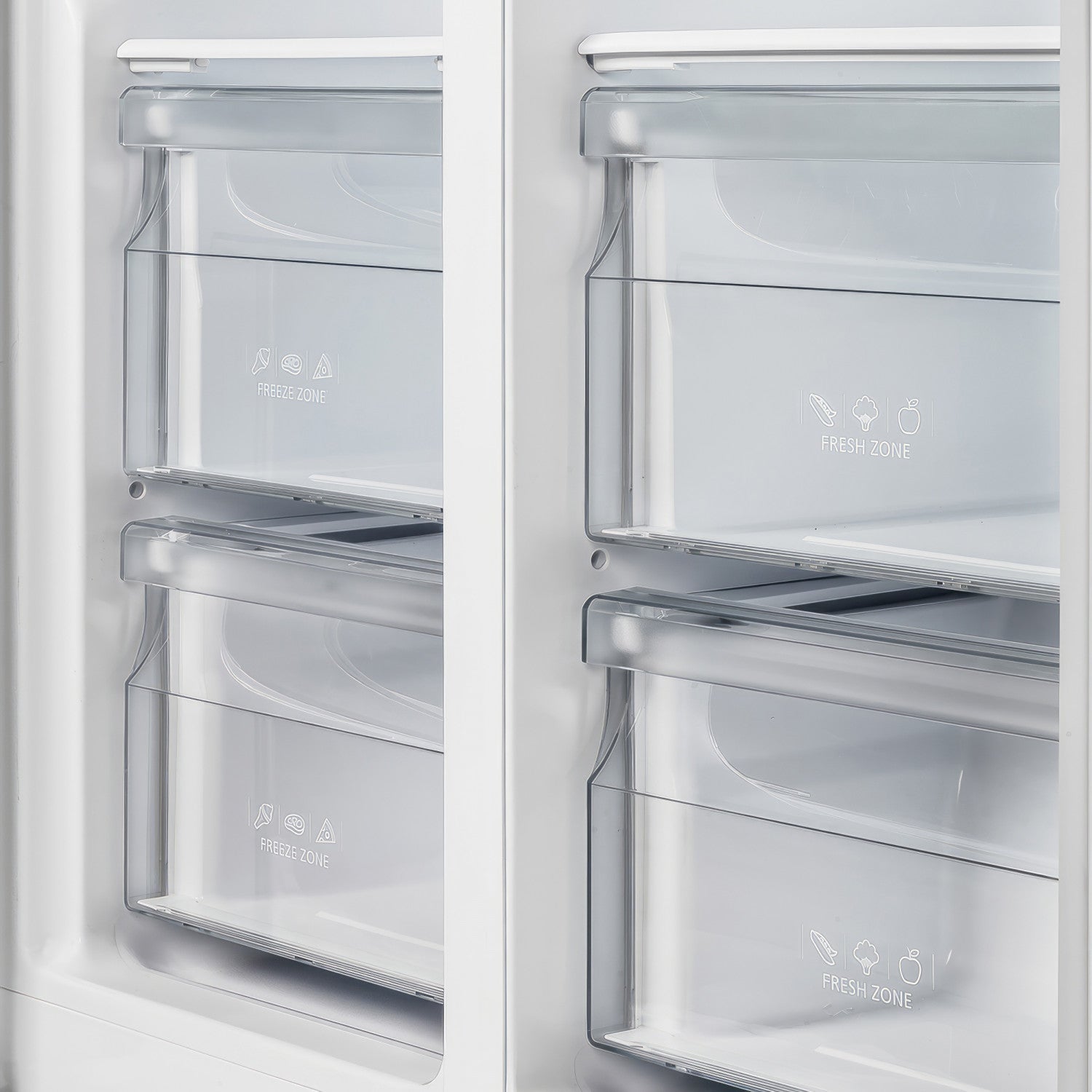 Forno Salerno 33" 15.6 Cu.Ft. White Freestanding Side-by-Side Refrigerator - FFRBI1805-33WHT