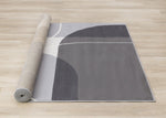 Functional Contemporary Area Rug - 8' X 11' - Grey