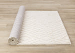 Sasha Soft Diamonds Area Rug - Cream - 8' X 11'