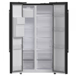 Forno Salerno 36" Black Side-by-side Refrigerator With Ice & Water Dispenser (20 Cu. Ft.) - FFRBI1844-36BLK