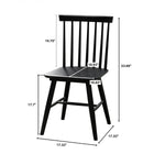 Dorsen Dining Chair - Black - Set of Two