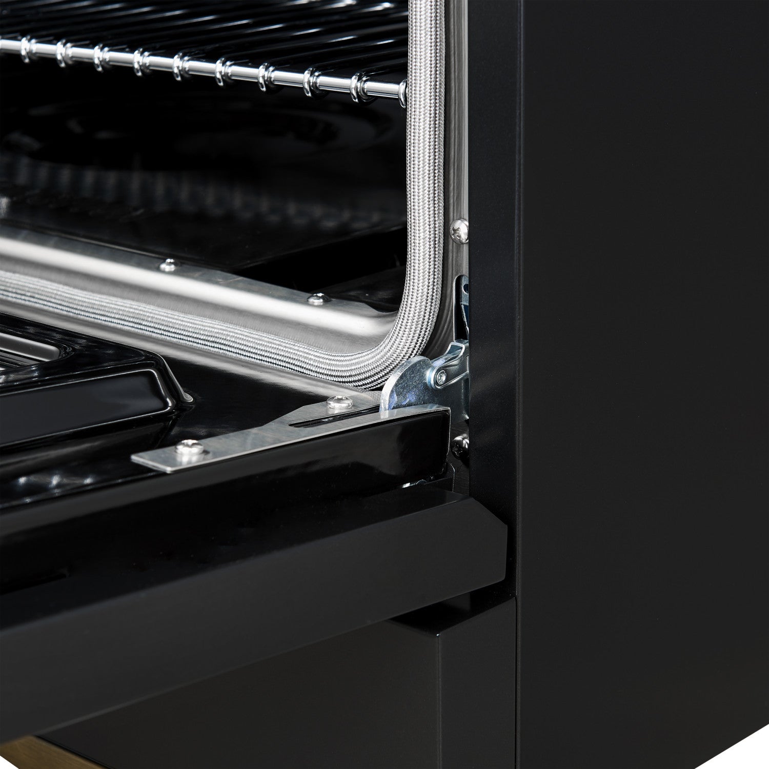 Forno Antico 36" Black Freestanding Gas Range (4.5 Cu. Ft.) - FFSGS6219-36BLK