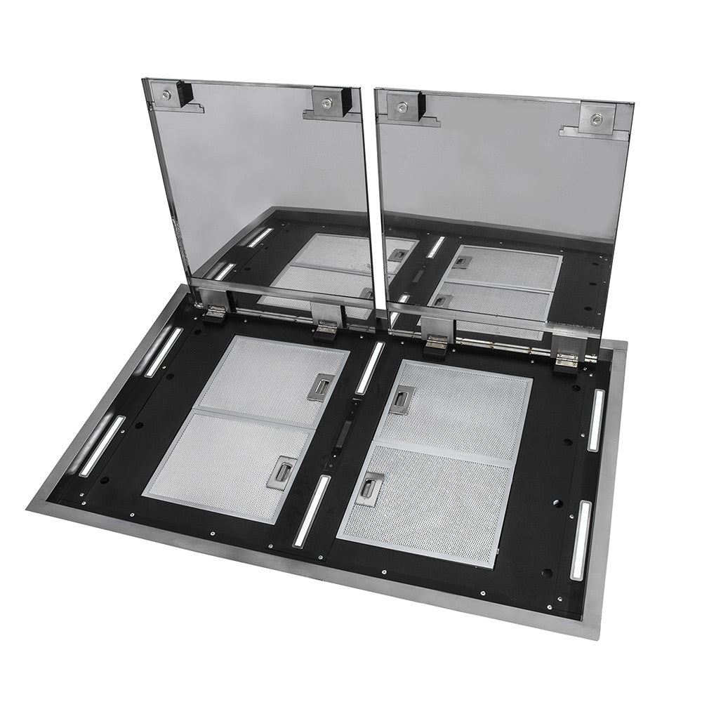 Forno Arezzo Stainless Steel 44" 1200 CFM Insert Range Hood - FRHRE5312-44