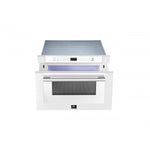 Forno Capoliveri White 24" Built-In Microwave Drawer (1.2 Cu. Ft.) - FMWDR3000-24WHT