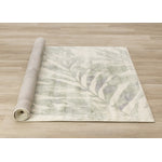 Elise Contemporary Botanical Area Rug - Cream Green - 8' X 11'