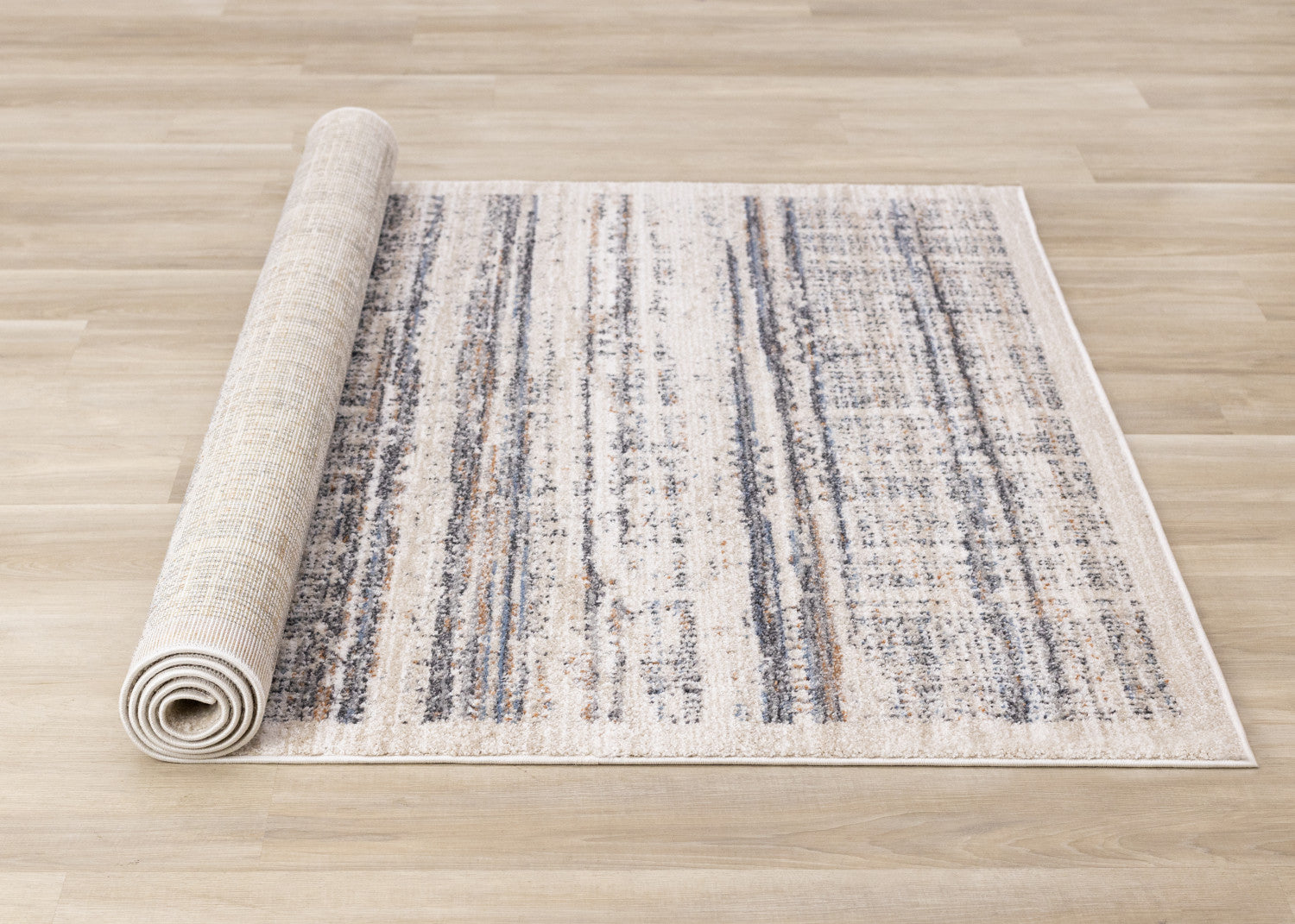 Sadie Casual Contemporary Area Rug - 5' X 8' - Grey/Beige