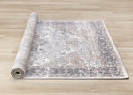 Elegant Traditional Area Rug - Grey Brown - 8' X 11'