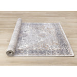 Elegant Traditional Area Rug - Grey Brown - 8' X 11'