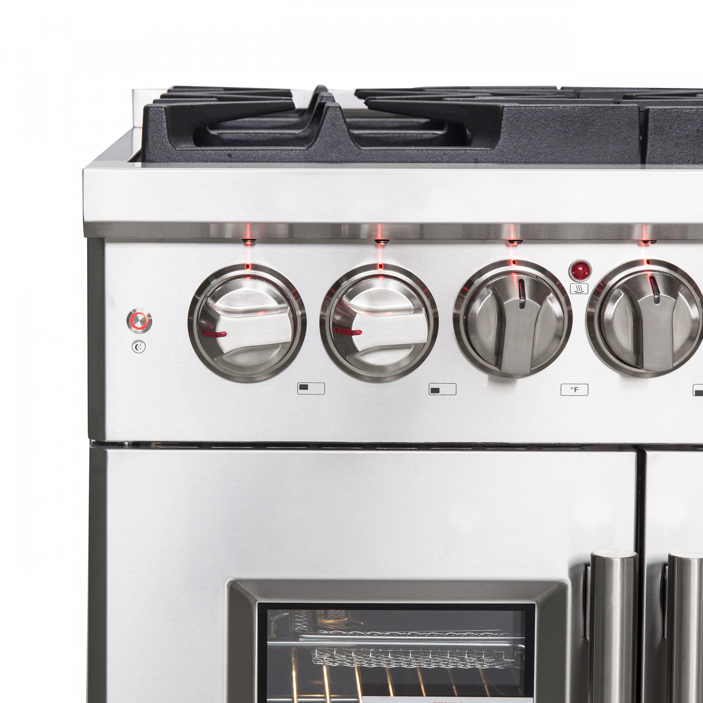 Forno Massimo Stainless Steel French Door Dual Fuel Range with True Convection (4.32 Cu. Ft.) - FFSGS6325-30