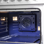 Forno Capriasca 48" Stainless Steel Freestanding Dual Fuel Double Oven Range with Air Fry (6.58 Cu. Ft.) - FFSGS6387-48