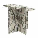 Brielle Accent Table - Faux Onyx Marble