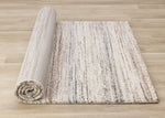 Marquee Soft Contemporary Area Rug - Cream Rust - 8' X 11'