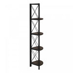 Zeva Bookcase - Dark Brown