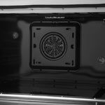 Forno Galiano 36" Black Dual Fuel Range (5.36 Cu. Ft.) - FFSGS6156-36BLK