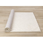 Sasha Soft Diamonds Area Rug - Cream - 7' X 10'