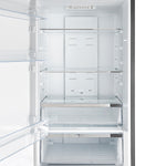 Forno Guardia 23.4" Stainless Steel Bottom Freezer Refrigerator With Left Swing Door (10.8 Cu. Ft.) - FFFFD1778-24LS