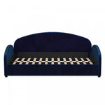 Moon Upholstered Twin Daybed - Blue Velvet