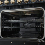 Forno Paolo Black Freestanding Electric Range With True Convection (4.38 Cu. Ft.) - FFSEL6011-30BLK