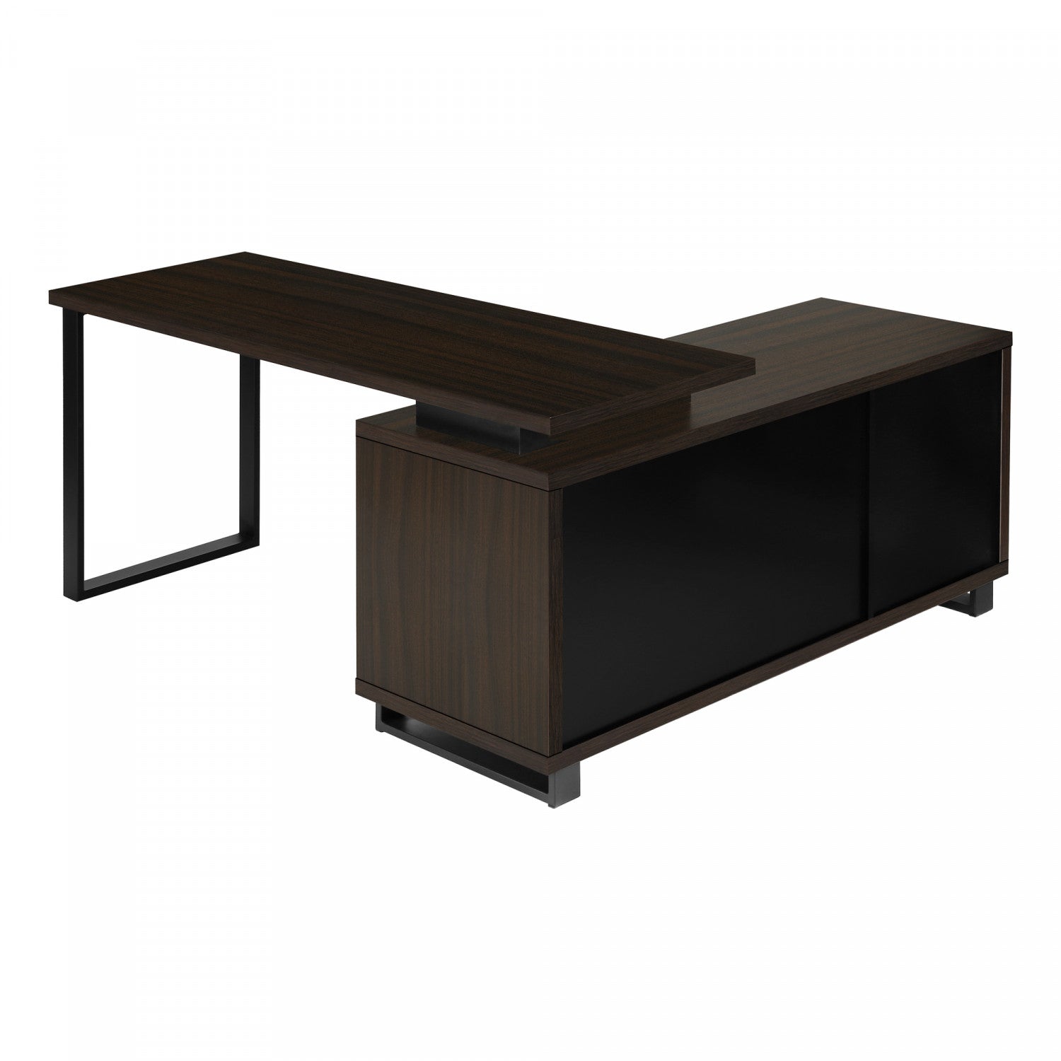 Runo Desk - Espresso Brown