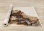 Micah Modern Galaxy Area Rug - 5' X 8' - Cream/Grey/Blue