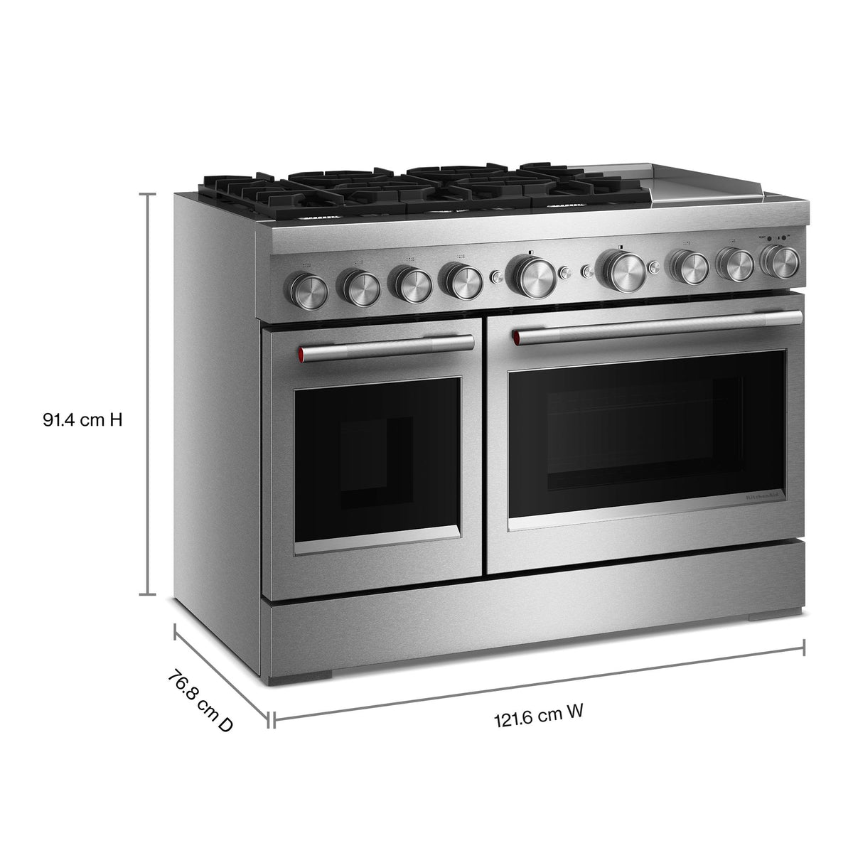 KitchenAid Stainless Steel Slide-In Range (6 cu. ft.) - KFDD948SSS