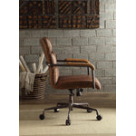 Buo Leather Executive Office Chair - Retro Brown