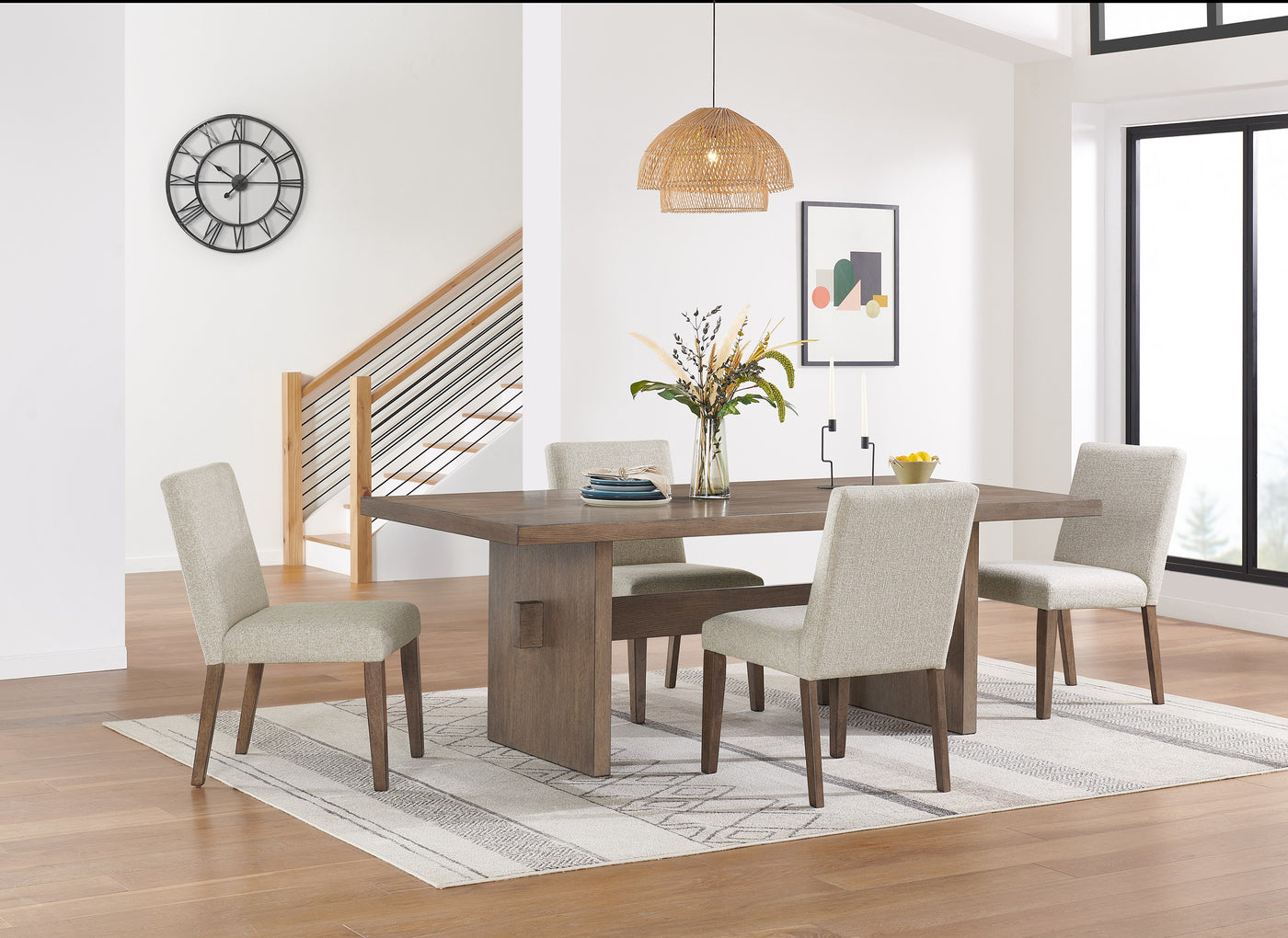 Biscotti Dining Table - Light Brown