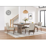 Biscotti Upholstered Dining Chair - Light Brown, Grey