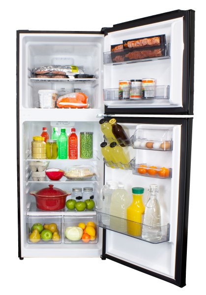 Danby Black Apartment Size Fridge Top Mount (10.1 Cu. Ft.) - DFF101B1BDB