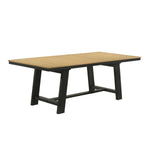 Madelyn 3-Piece Dining Set - Natural Pine, Black