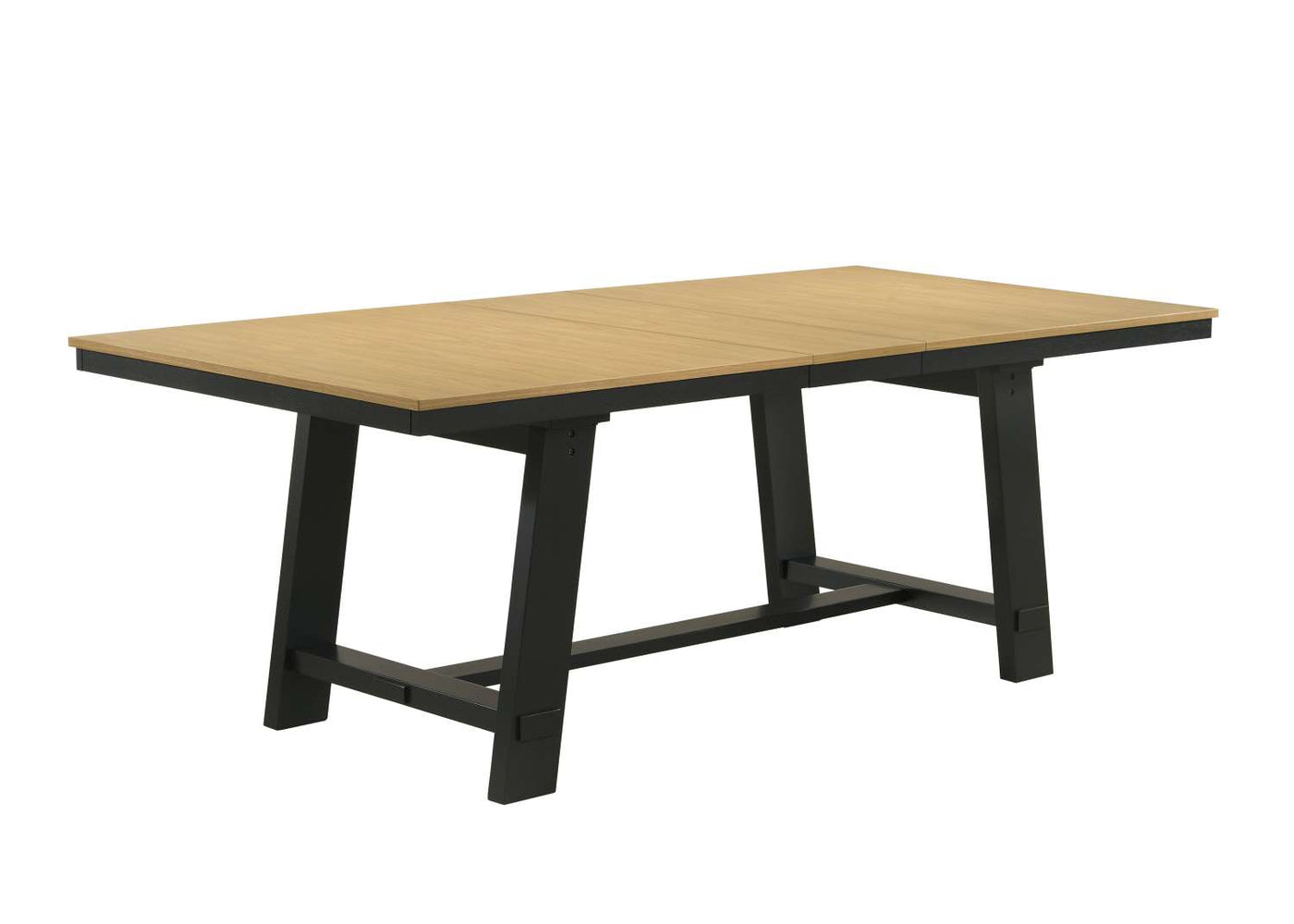 Madelyn 3-Piece Dining Set - Natural Pine, Black