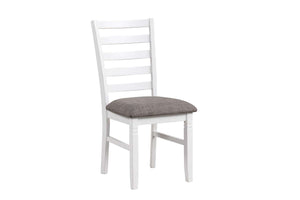 Breeze Side Chair - White, Grey