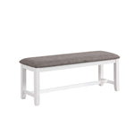 Breeze 6-Piece Dining Set - White, Grey