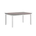Breeze Dining Table - White, Grey