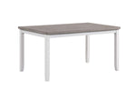 Breeze Dining Table - White, Grey