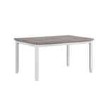 Breeze 6-Piece Dining Set - White, Grey