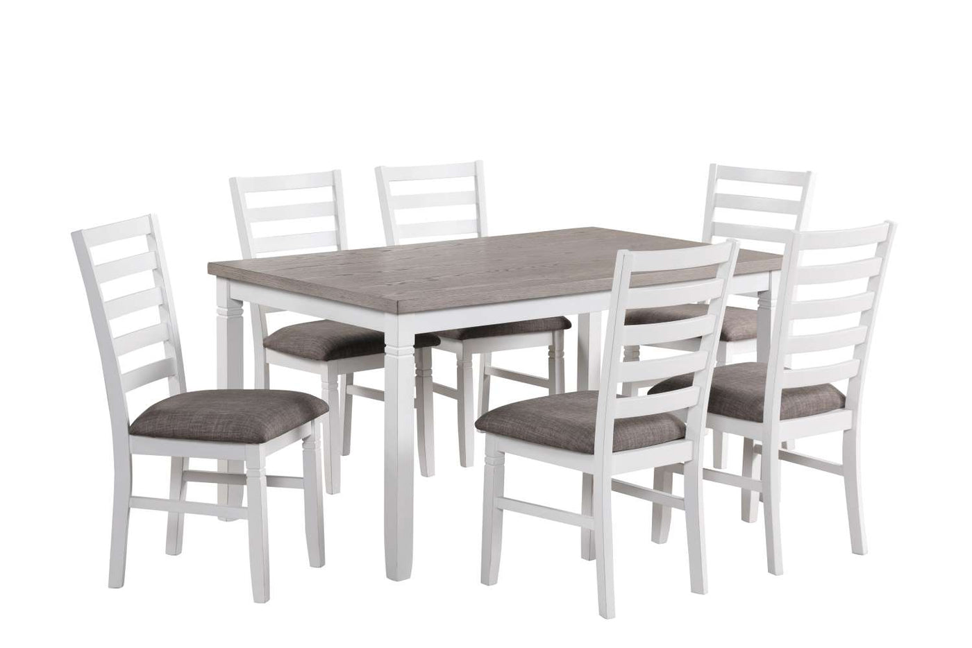 Breeze Dining Table - White, Grey