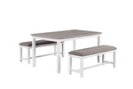 Breeze Bench - White, Grey