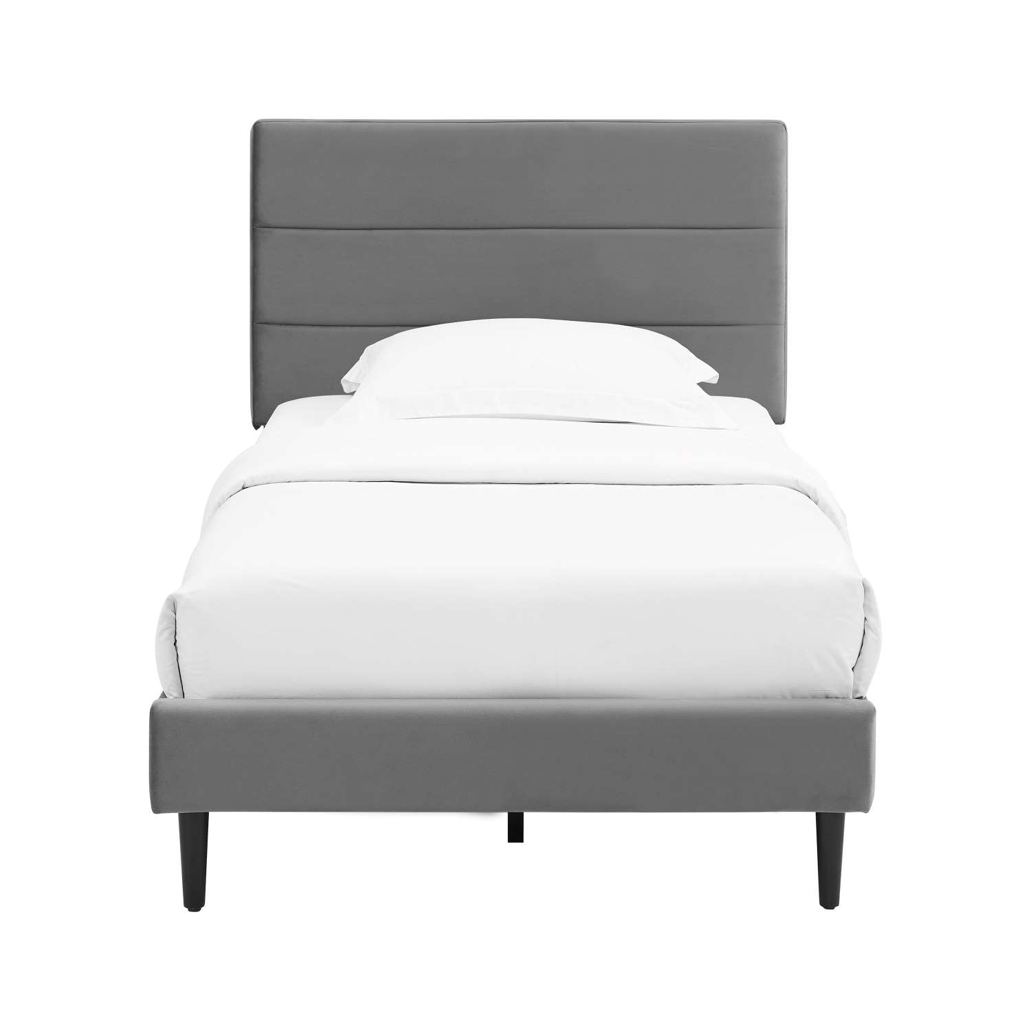 Nori 3-Piece Twin Bed Grey Linon Home Décor Products xmas