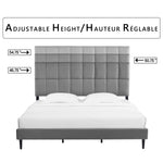 Sasha 3-Piece King Bed - Grey
