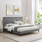 Sasha 3-Piece King Bed - Grey