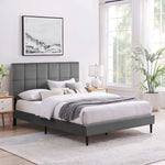 Sasha 3-Piece Queen Bed - Grey